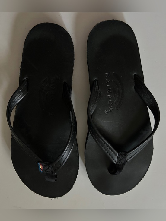 Rainbow Shoes - Rainbow Women’s leather sandals flip flops